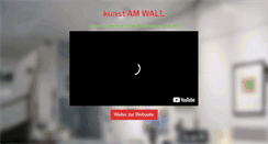 Desktop Screenshot of kunstamwall.de